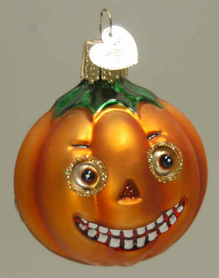 Halloween Perky Pumpkin - No Box by Old World Christmas (Newer)-1