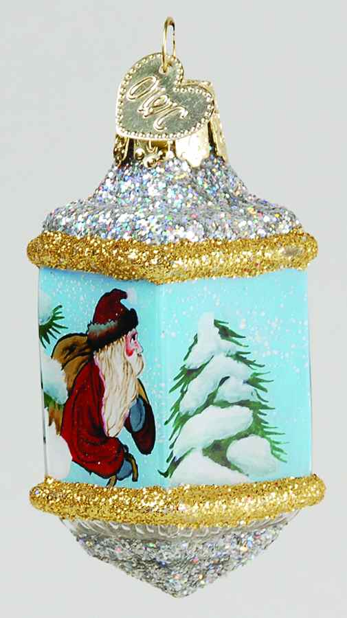 Inside Art Red Santa - With Box 1002 by Old World Christmas (Newer)-1
