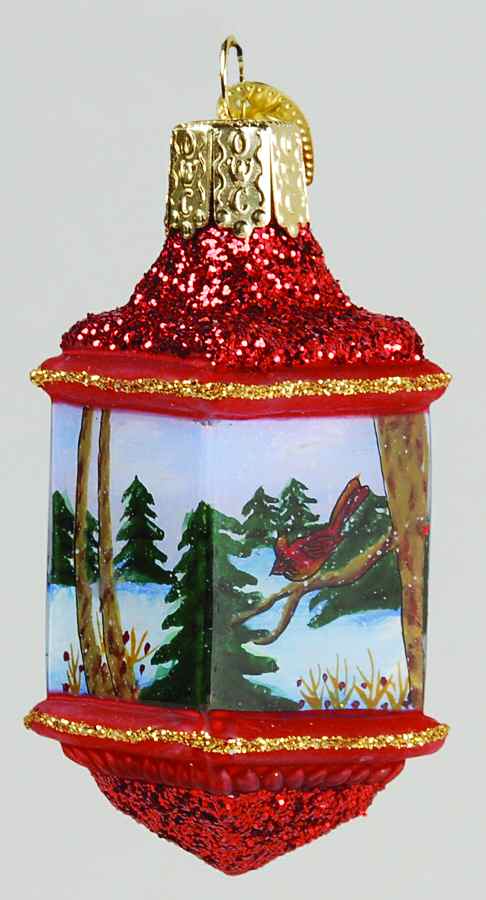 Inside Art Winter Cardinals - With Box Bx1003 by Old World Christmas (Newer)-1