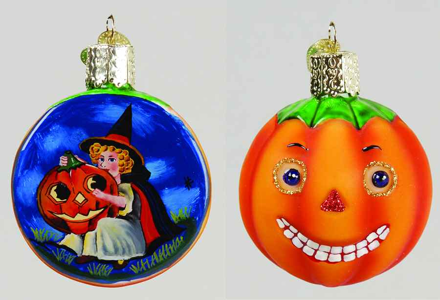 Inside Art-Halloween Cute Little Witch - Boxed by Old World Christmas (Newer)-1