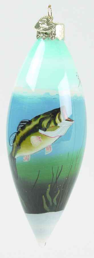 Inside Art Largemouth Bass - No Box by Old World Christmas (Newer)-1