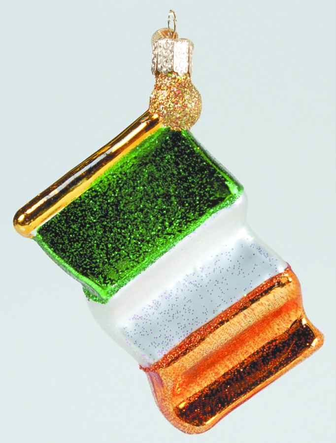 Flags of the World Irish Flag - No Box by Old World Christmas (Newer)-1