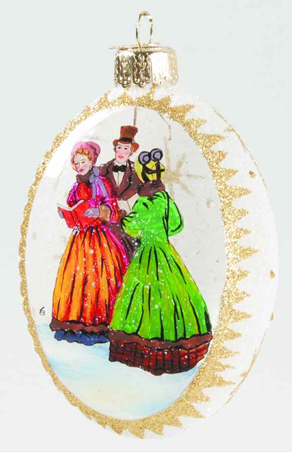 Inside Art Victorian Carolers - With Box Bx945 by Old World Christmas (Newer)-1