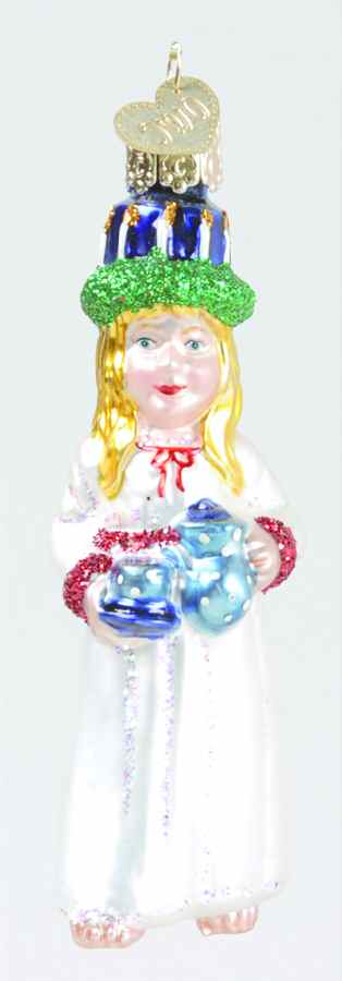 Religious Santa Lucia - No Box by Old World Christmas (Newer)-1