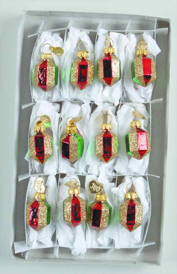 Traditional Shapes Christmas Gems-Set Of 12 - Boxed by Old World Christmas (Newer)-1