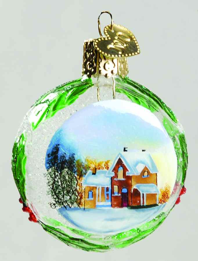 Inside Art Holiday Home - With Box Bx1251 by Old World Christmas (Newer)-1