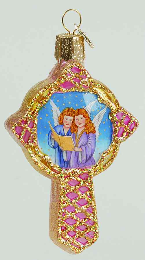 Inside Art Rejoicing Angels - With Box Bx691 by Old World Christmas (Newer)-1