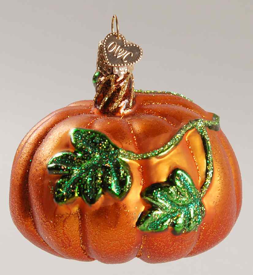 Fruits & Vegetables Harvest Pumpkin - Squat - No Box by Old World Christmas (Newer)-1