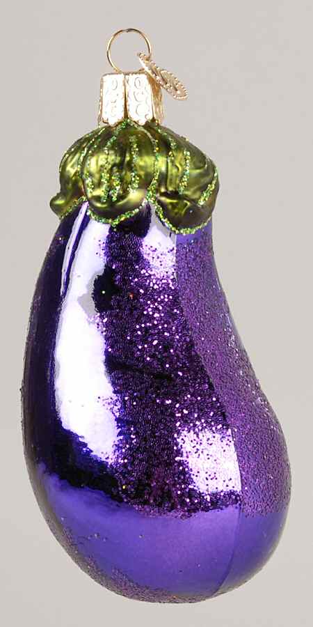 Fruits & Vegetables Eggplant - No Box by Old World Christmas (Newer)-1