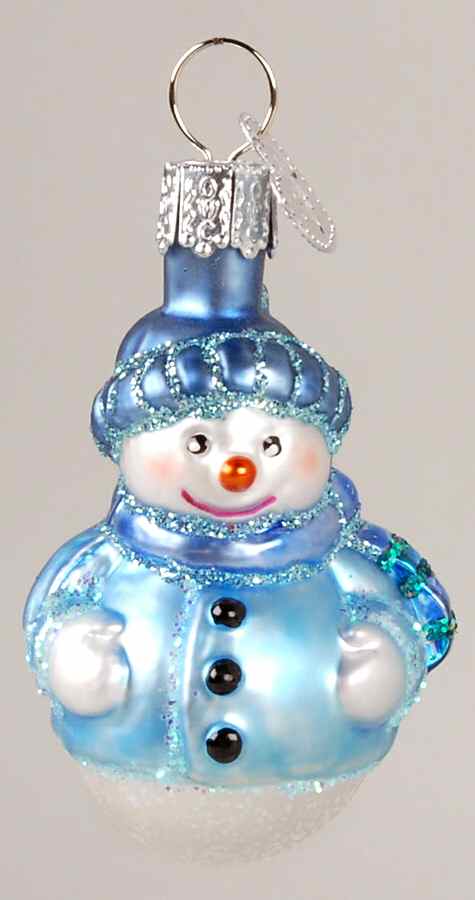 Snowmen Mini Frosty Snowlady - No Box 66a by Old World Christmas (Newer)-1