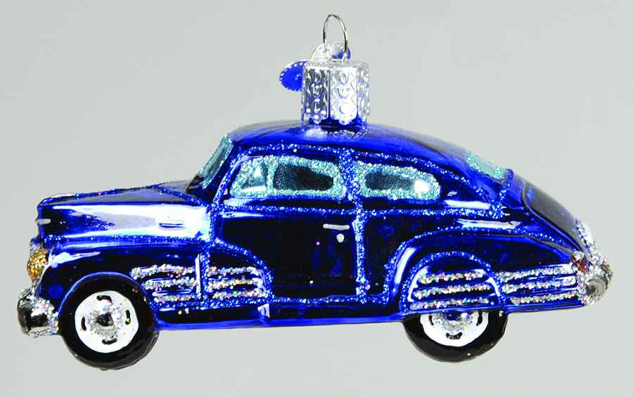 Transportation '48 Sedan-Blue - No Box by Old World Christmas (Newer)-1