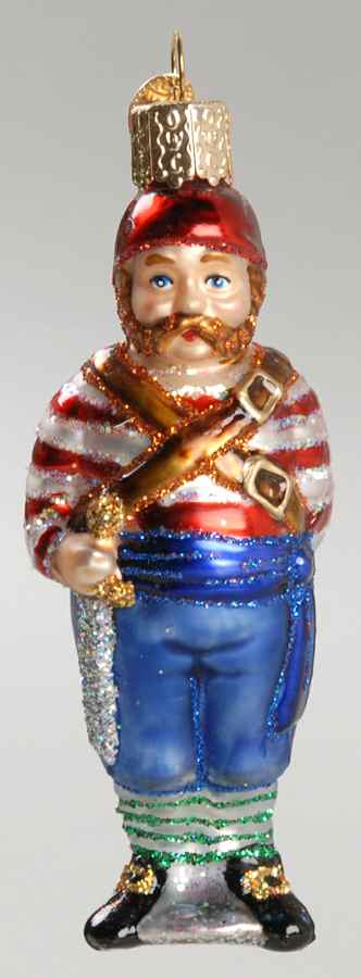 Fairy Tales, Legends & Literature Pirate - No Box by Old World Christmas (Newer)-1