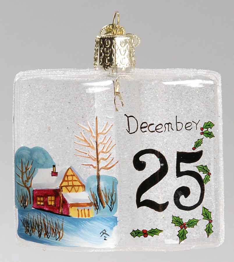 Inside Art December 25th - Bx1101 With Box by Old World Christmas (Newer)-1
