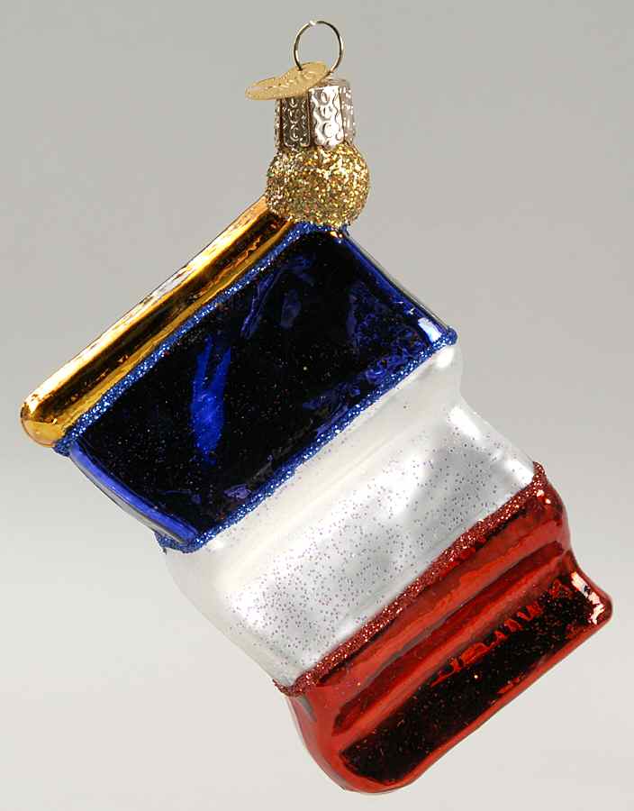 Flags of the World French Flag - No Box by Old World Christmas (Newer)-1