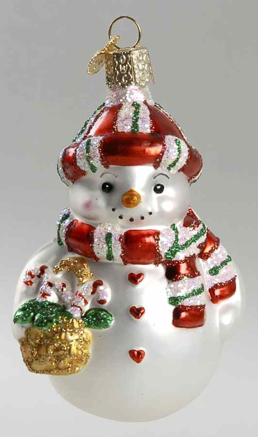 Snowmen Sweetie Pie Snowman - No Box by Old World Christmas (Newer)-1