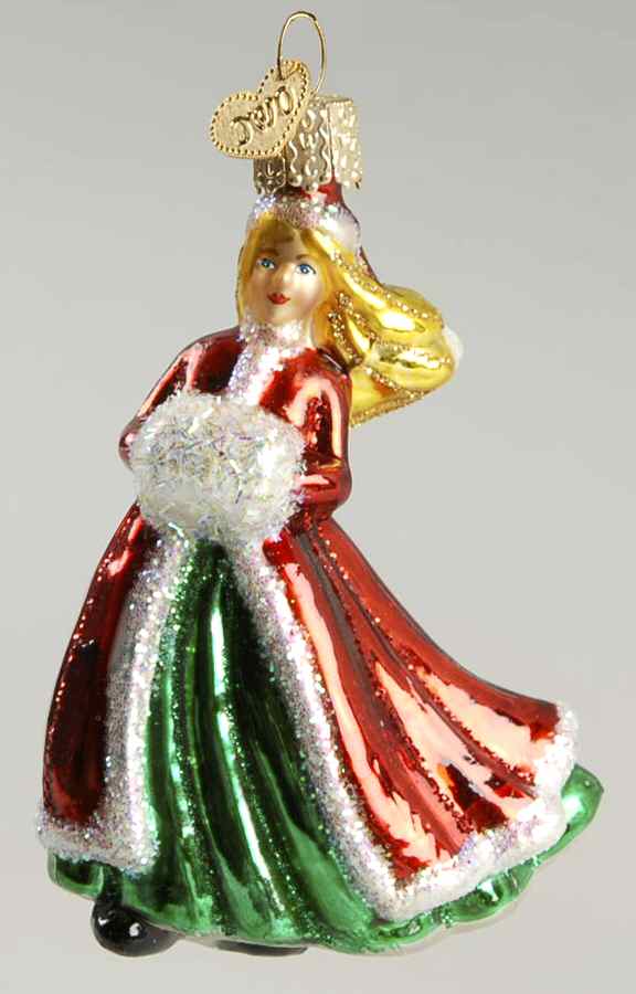 People Windy - Christmas Girl - No Box by Old World Christmas (Newer)-1