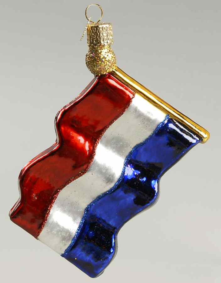 Flags of the World Flag Of The Netherlands - No Box by Old World Christmas (Newer)-1