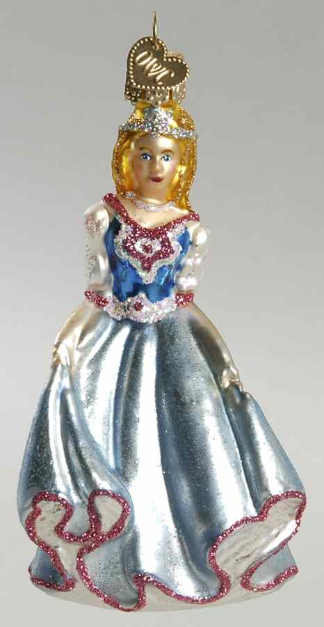 Fairy Tales, Legends & Literature Princess-Blue - No Box by Old World Christmas (Newer)-1