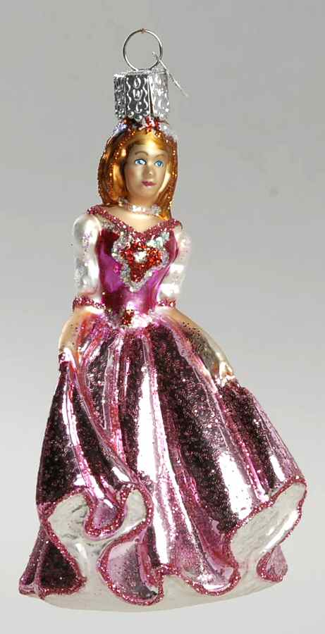 Fairy Tales, Legends & Literature Princess-Pink - No Box 79b by Old World Christmas (Newer)-1
