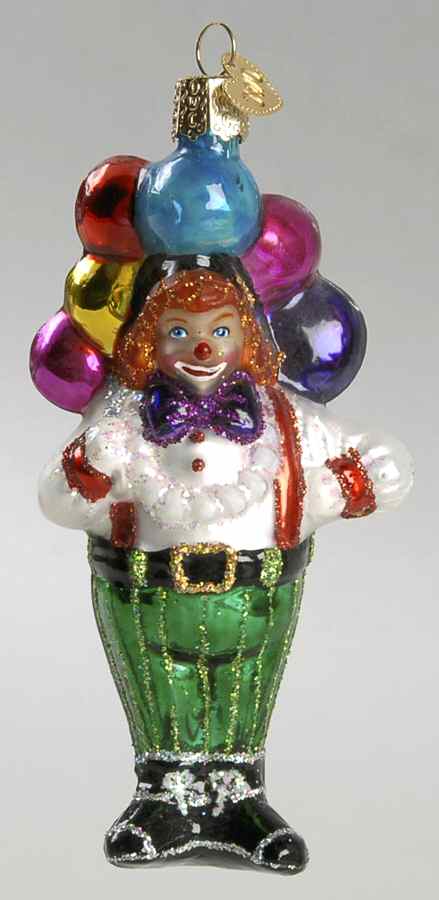 Clowns Circus Clown - No Box by Old World Christmas (Newer)-1