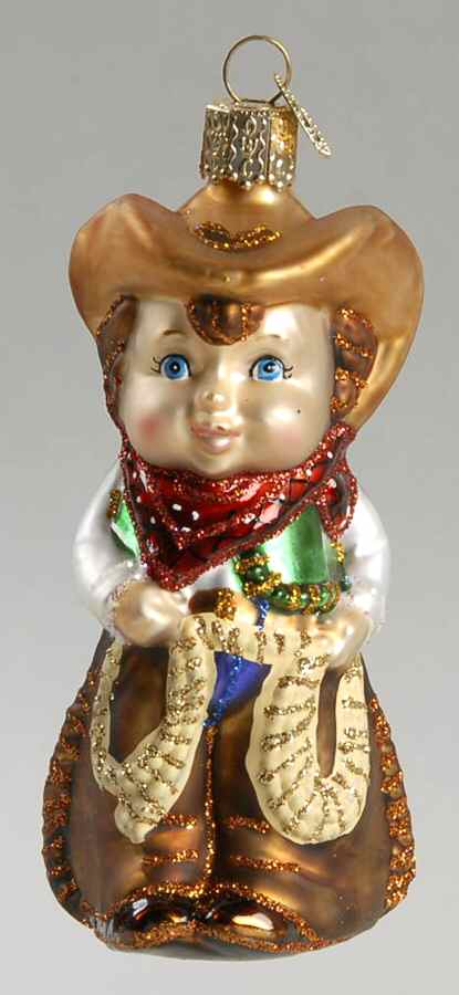 People Lil' Cowpoke - No Box by Old World Christmas (Newer)-1