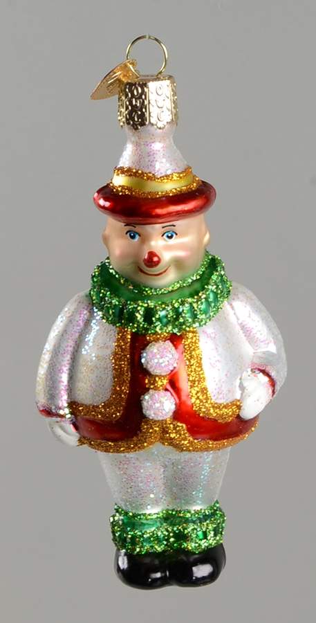 Clowns Jolly Clown - No Box by Old World Christmas (Newer)-1