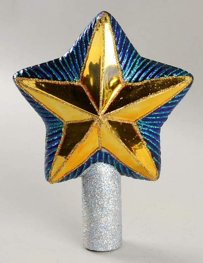 Tree Toppers Heavenly Star Tree Topper - Boxed by Old World Christmas (Newer)-1