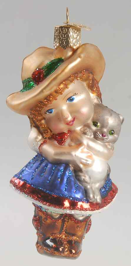 People Lil' Cowgirl - No Box by Old World Christmas (Newer)-1