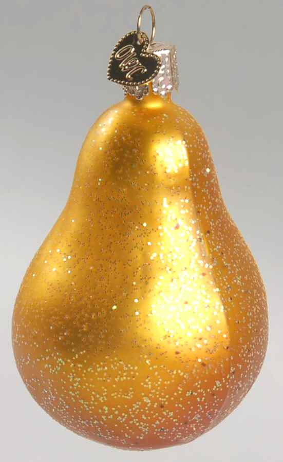 Fruits & Vegetables Pear Yellow - No Box97a by Old World Christmas (Newer)-1