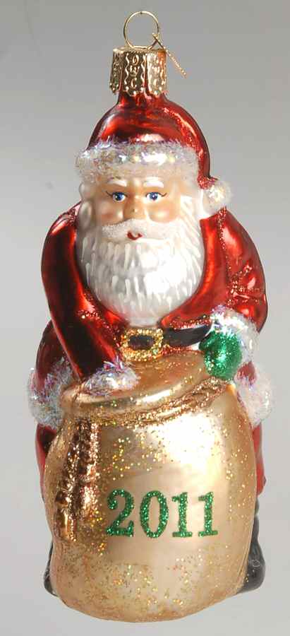 Dated Ornaments 2011 Santa - No Box by Old World Christmas (Newer)-1
