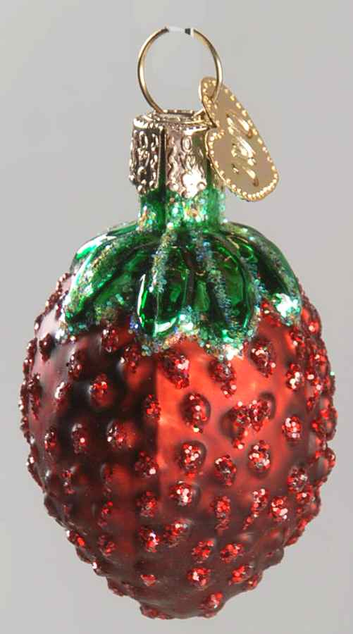Fruits & Vegetables Sweet Strawberry - Matte - No Box 53b by Old World Christmas (Newer)-1