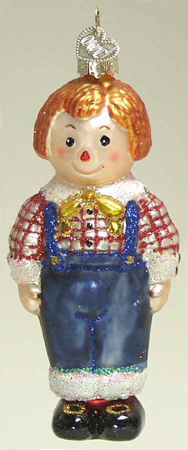 Fun and Games Rag Doll-Andy - No Box by Old World Christmas (Newer)-1