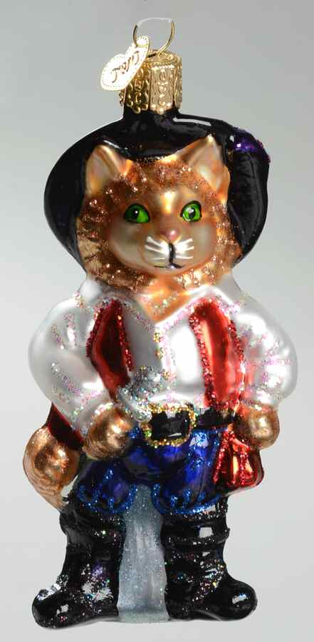 Fairy Tales, Legends & Literature Puss N Boots - No Box by Old World Christmas (Newer)-1