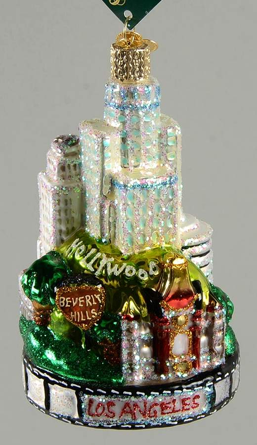 Cities Los Angeles City - No Box by Old World Christmas (Newer)-1
