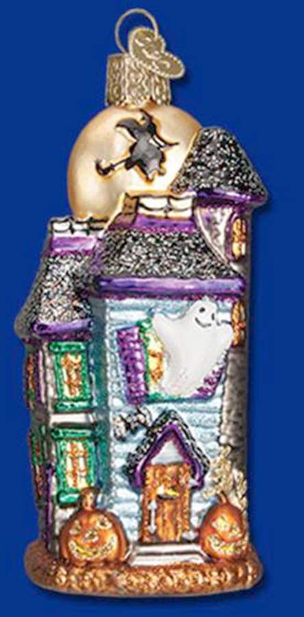 Halloween Haunted House - No Box by Old World Christmas (Newer)-1