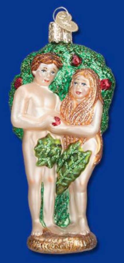 Religious Adam & Eve - No Box by Old World Christmas (Newer)-1