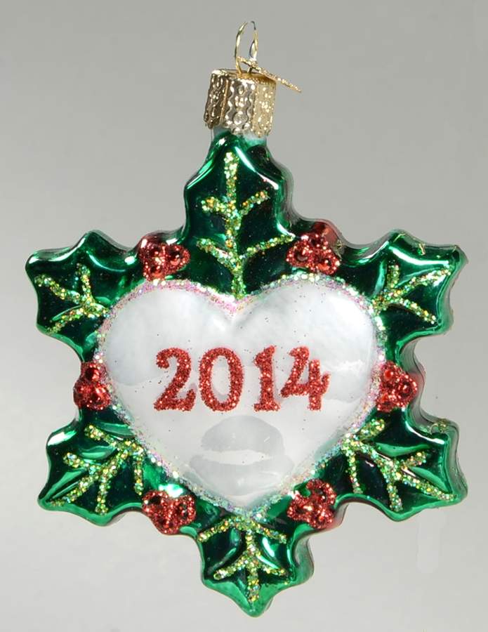 Dated Ornaments 2014 Holiday Heart - No Box by Old World Christmas (Newer)-1