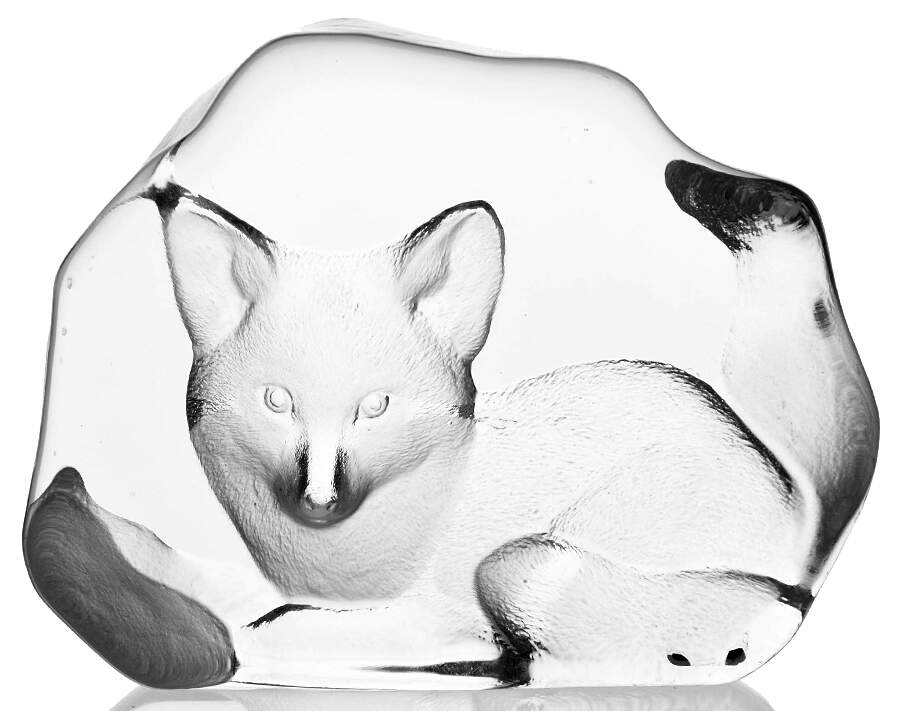 Nordic Animals Fox - Lying - No Box by Mats Jonasson-1