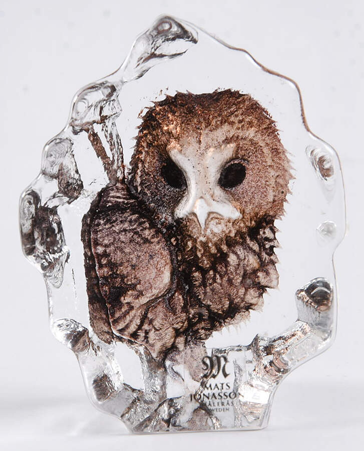 Miniature Treasures Collection Owlet - Color - No Box by Mats Jonasson-1
