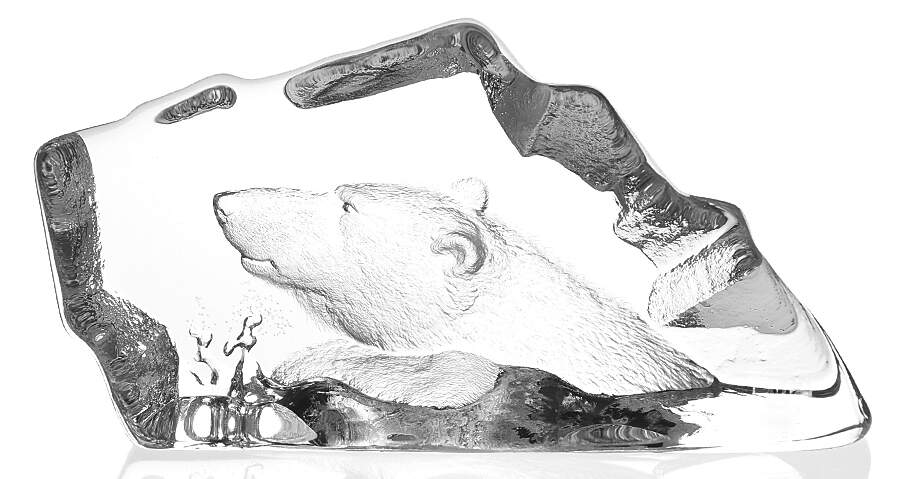 Nordic Animals Polar Bear Head - No Box by Mats Jonasson-1