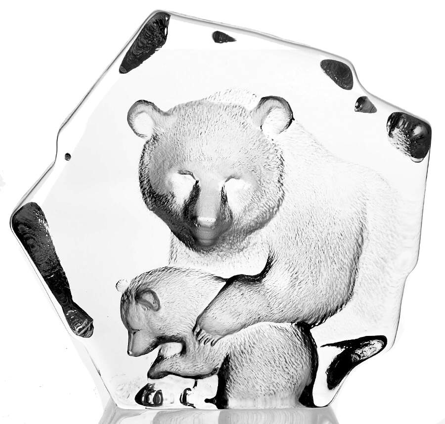 Nordic Animals Grizzly With Cub - No Box by Mats Jonasson-1