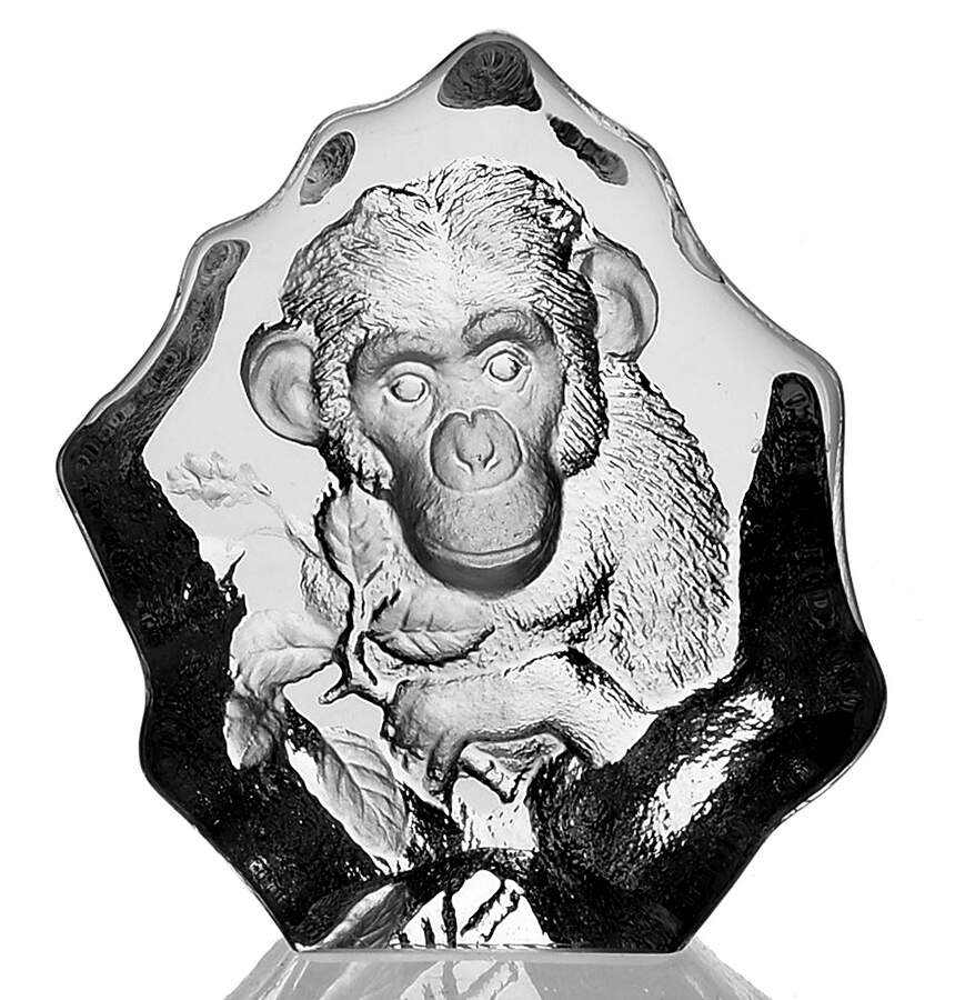 Miniature Treasures Collection Chimpanzee - Boxed by Mats Jonasson-1
