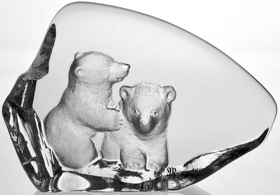 Nordic Animals Two Bear Cubs - No Box by Mats Jonasson-1