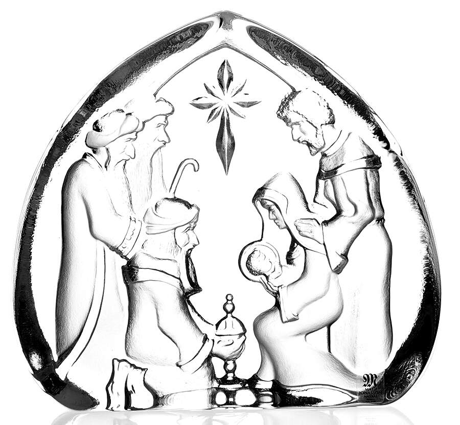 Christmas Holy Family - With Box by Mats Jonasson-1