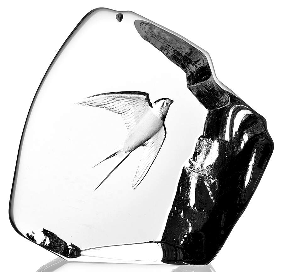 Birds Swallow In Flight - No Box by Mats Jonasson-1
