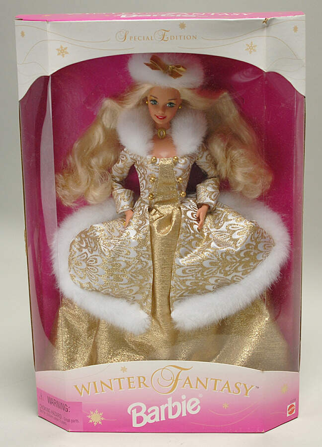Glamour Barbie Exclusives Winter Fantasy - No Box by Mattel-1