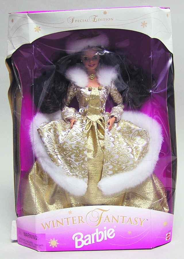 Glamour Barbie Exclusives Winter Fantasy-Brunette - Boxed by Mattel-1