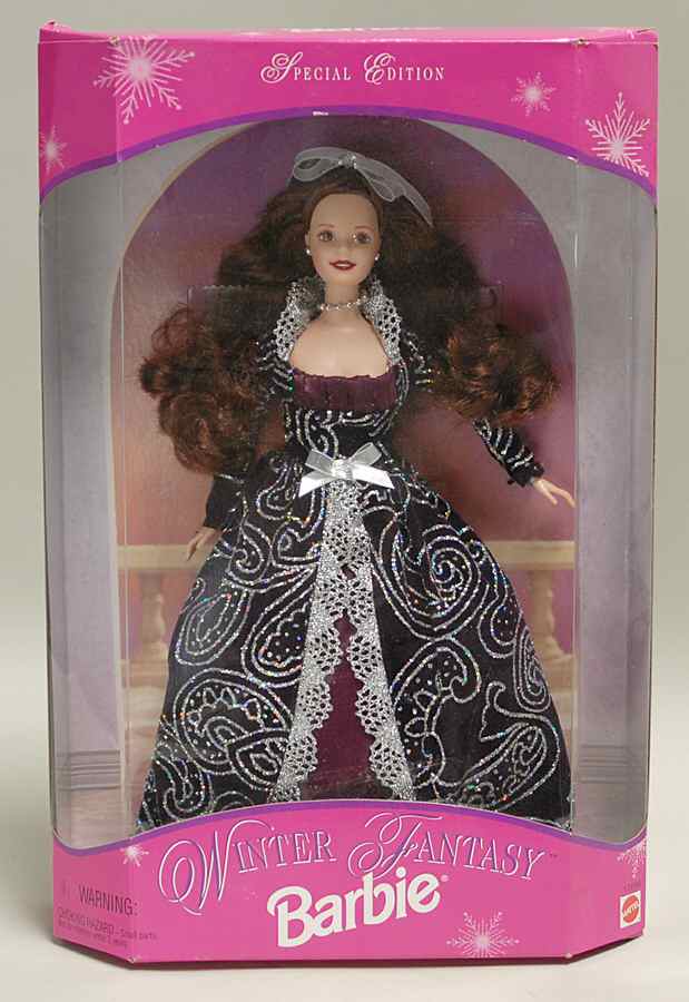 Glamour Barbie Exclusives Winter Fantasy-Brunette - Boxed by Mattel-1