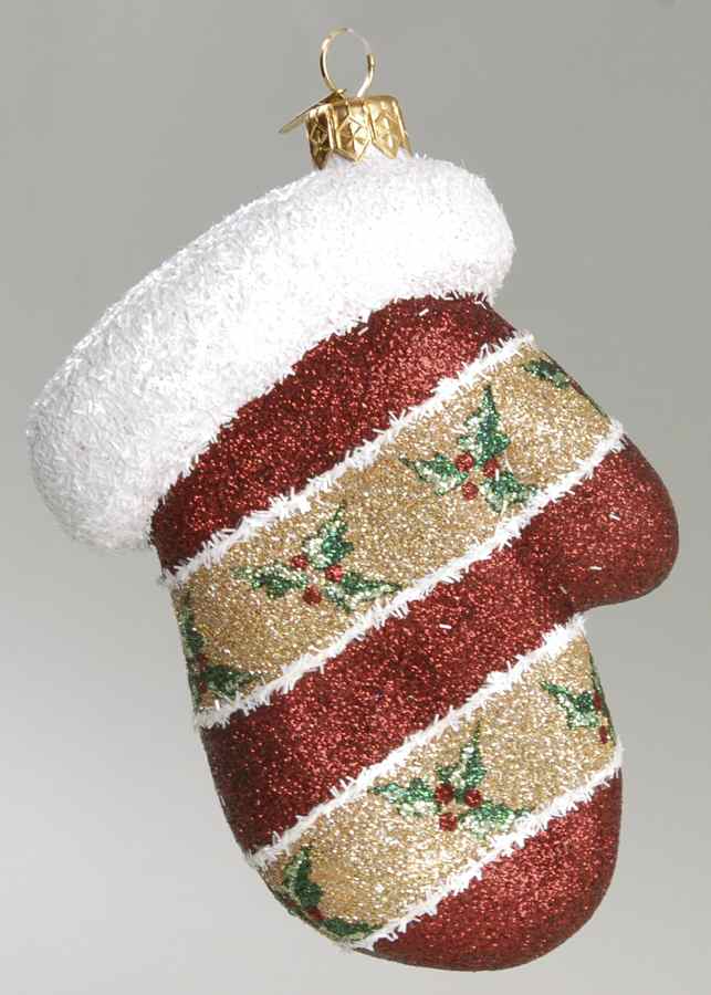 Marvelous Mittens Tan Striped Mitten - No Box by Mattarusky-1