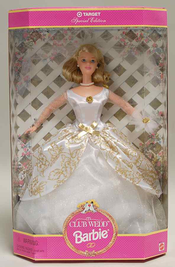Target Store Barbies Club Wedd Barbie-Blonde - With Box by Mattel-1